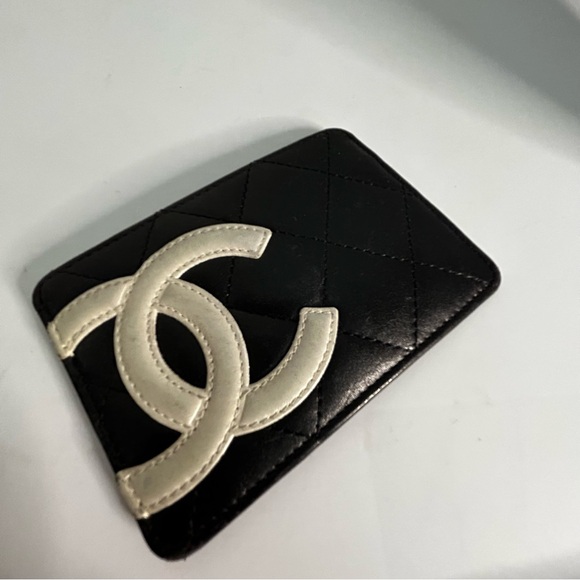Chanel Quilted Cambon Ligne Card Case Authentic - Picture 2 of 5